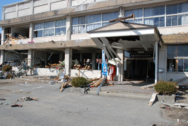 Damage / The former Sanriku branch office