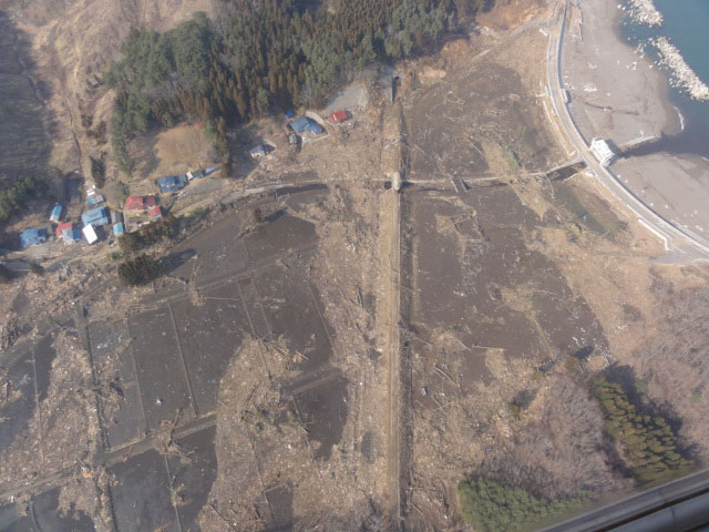 Iwate emergency rescue helicopter / Himekami / Aerial photography / Aerial photograph