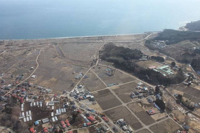 Aerial photography / Aerial photograph / Hamakaze of Hamamatsu / fire / bureau