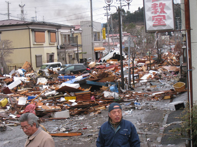 Orikasa area / Photograph of before and after earthquake / 3 Nagasaki, Yamada