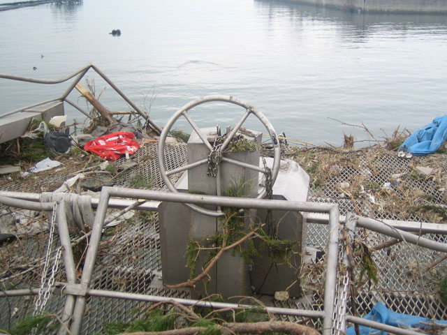 Offered by Agriculture and forestry Division / 15 Mar, 2011 / Uranohama Sluice gate (Photography by unit chief, Ono)