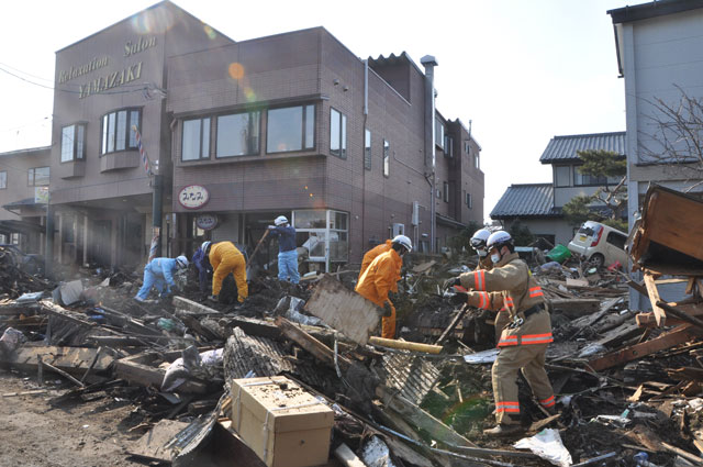 Kuji brunch / 13 Mar, 2011 / Damage of Noda