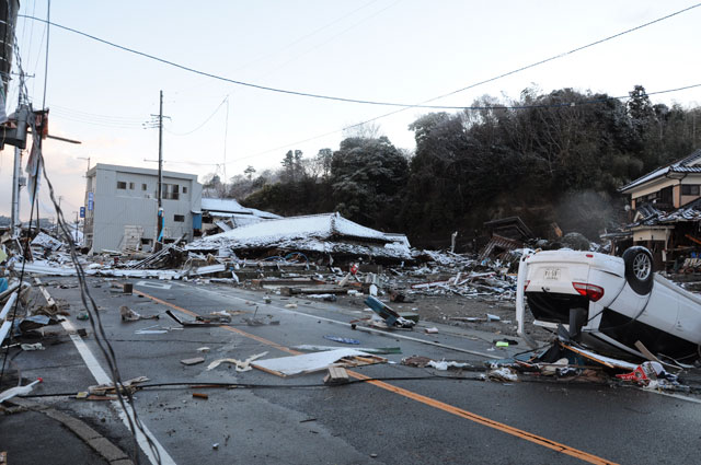 Offered pfotograph by townsperson Earthquake / 11 Mar / 16:00~17:46 / Yoshidahama