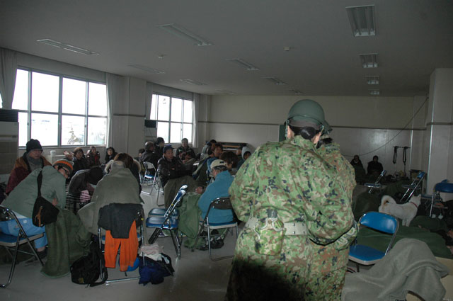 Evacuation center / Municipality Support / Aichi / Akita