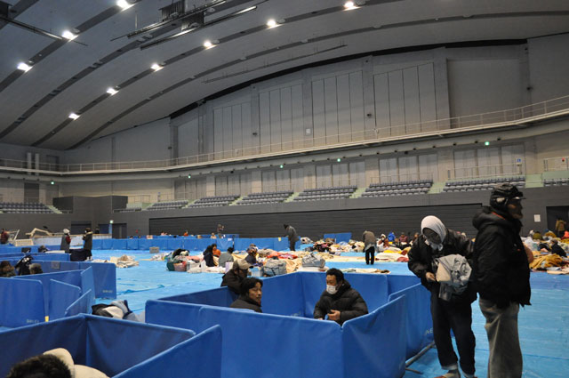 Evacuation center / City general gymnasium K-wave