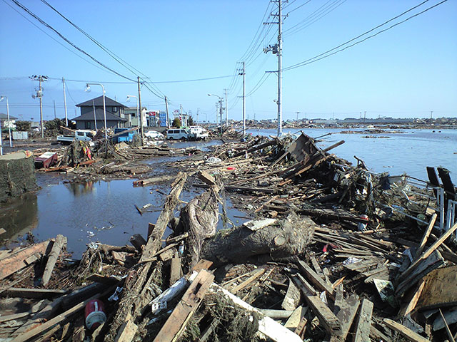 Wakabayashi / Municipal road / Damage