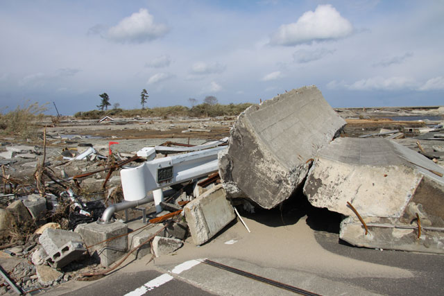 Damaged state / Rachihama area 