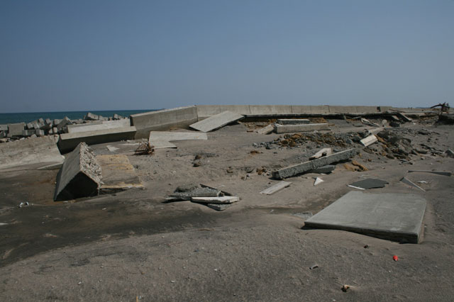 Damaged state / Rachihama area 