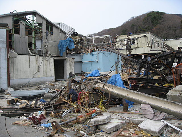 Damage / Around Onagawa port