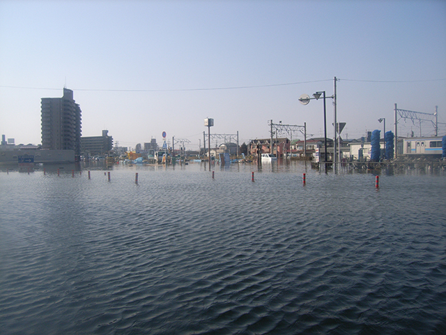 Damage / Flooding in Ishinomaki city area