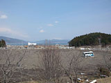 Iwate Otsuchi Volunteer / Look the sea from Kirikiri junior high school