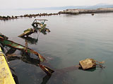 Iwate Noda Harbor / Rubble in the fishing port