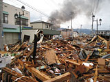 岩手県 山田町 織笠地区 震災前後の写真