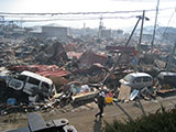 Iwate Yamada Orikasa area Photograph of before and after earthquake / Public office