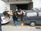 岩手県 山田町 建設課提供 支援 物資 搬入