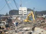 岩手県 山田町 農林課提供 平成23年3月12日 地震