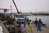 Miyagi Shichigahama Harbor / Rubble / Clearance working