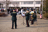 Miyagi Shichigahama Ekiraku elementary school Graduation ceremony / Japan Self-Defense Forces / Wind-instrument music