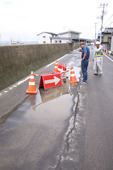 Miyagi Shichigahama Road / Flooding