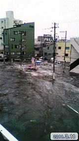 Miyagi Shiogama Damage / Near Honshiogama station / Tsunami 