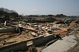 Fukushima Shinchi Damaged state / Tsurushihama area