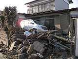 Miyagi Yamamoto Damage / West side of Yamashita station