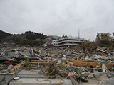 Miyagi Onagawa Damage / Onagawa public office / Tsunami on 4F