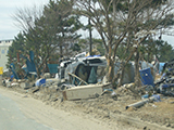 Miyagi Tagajo Damage Yuzawa / Tagajo Damaged state / Rubble