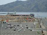 Iwate Miyako Harbor / Clearance woking