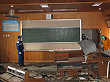 Miyagi Yamamoto Nakahama elementary school / Black board