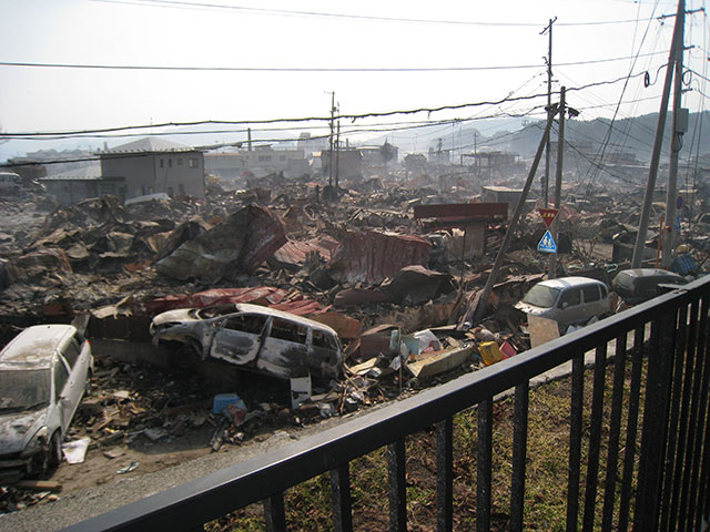 Orikasa area Photograph of before and after earthquake / Public office