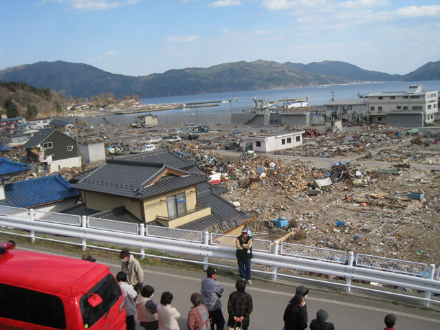 Orikasa area Photograph of before and after earthquake / Osawa