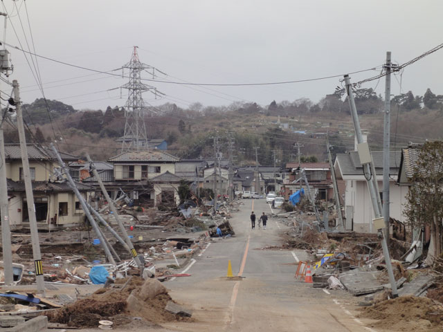 町民からの写真提供 2011年3月11日 地震