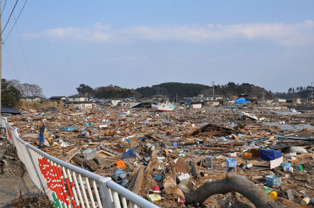 町民からの写真提供 震災 3月29日 花淵浜