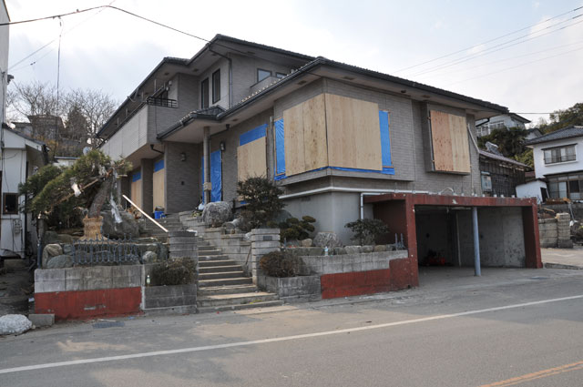 町民からの写真提供 震災 3月29日 吉田浜海岸沿い