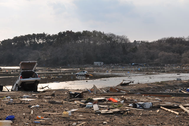 町民からの写真提供 震災 3月29日 前塚浜～代ヶ崎火力前