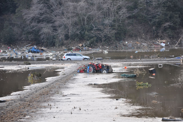町民からの写真提供 震災 3月29日 前塚浜～代ヶ崎火力前