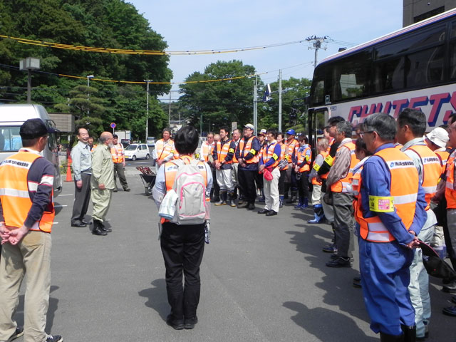 Support / Okayama Disaster volunteer / Departing ceremony