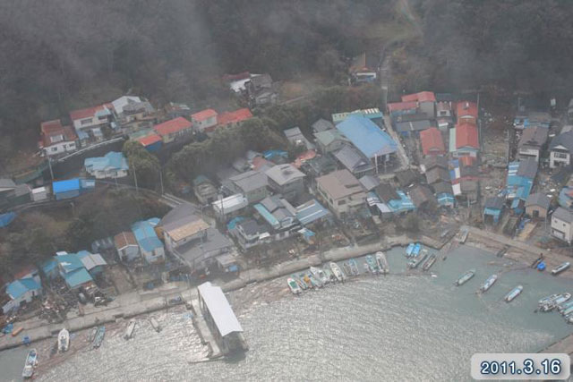 海岸 空撮 航空写真 浦戸諸島 石浜