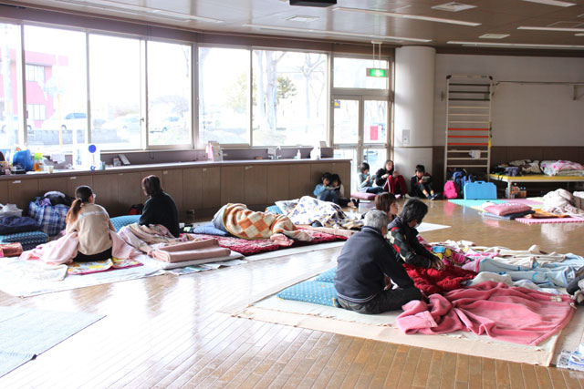 Evacuation center / Haramachi health care center