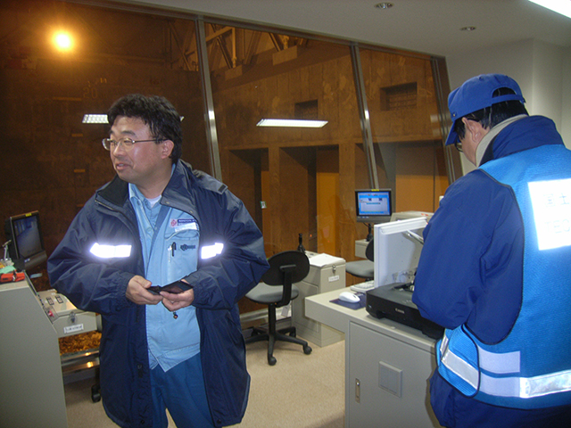 Liaison The mayor of Kamaishi City Briefing by clean center