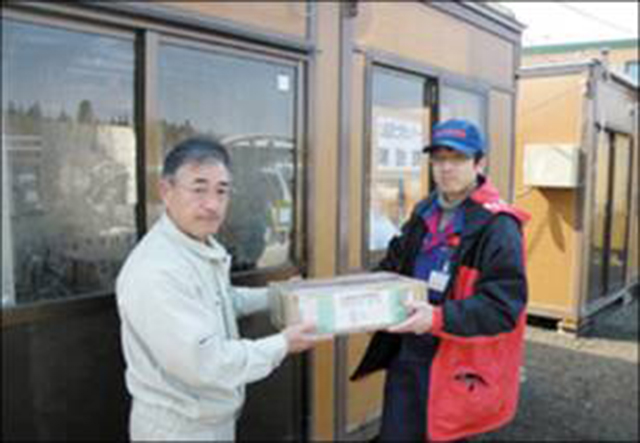 Supply Loaning of demand equipment from Rikuzentakata / Material of Tohoku Regional Development Bureau of MLIT