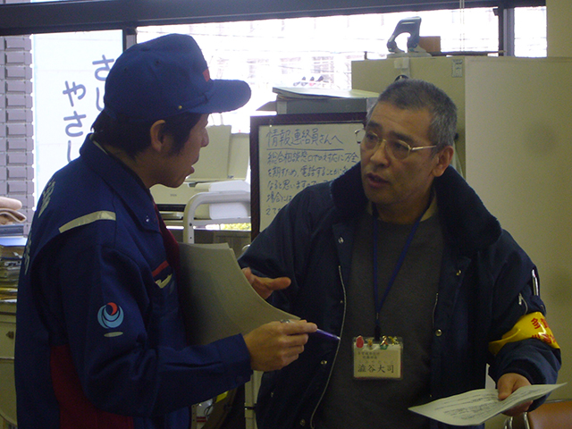 Liaison / Yuzawa / Tagajo / State of Liaison / Meeting by Emergency Disaster Response Headquarters