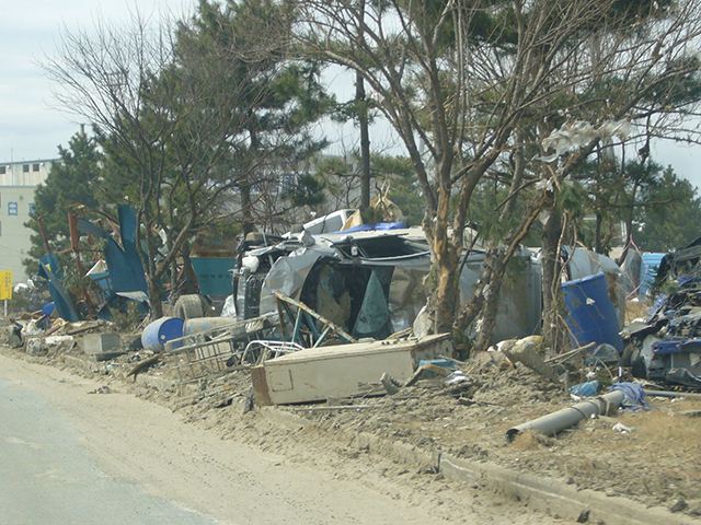 Damage Yuzawa / Tagajo Damaged state / Rubble