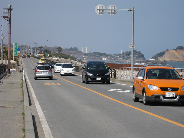 Damage / State of traffic opening / Hisanohama, Iwaki