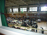 Iwate Otsuchi Evacuation center / Kirikiri elementary school gymnasium