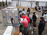 宮城県 利府町 ボランティア活動 給水