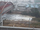 Miyagi Sendai River / Tsunami / Backward flow