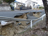 Miyagi Sendai Road / Collapse
