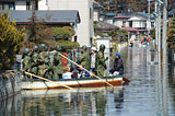 Miyagi Higashimatsushima Rescue state by / Japan Self-Defense Forces